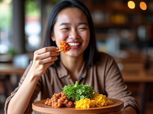 Hos rancangan TV Jelajah Rasa menikmati makanan tempatan
