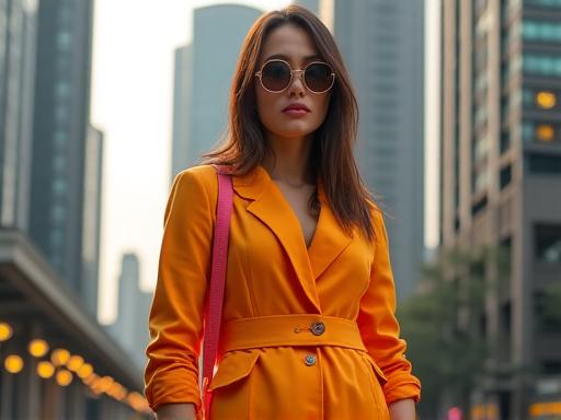 Model dalam kempen fesyen 'Warna Kota'